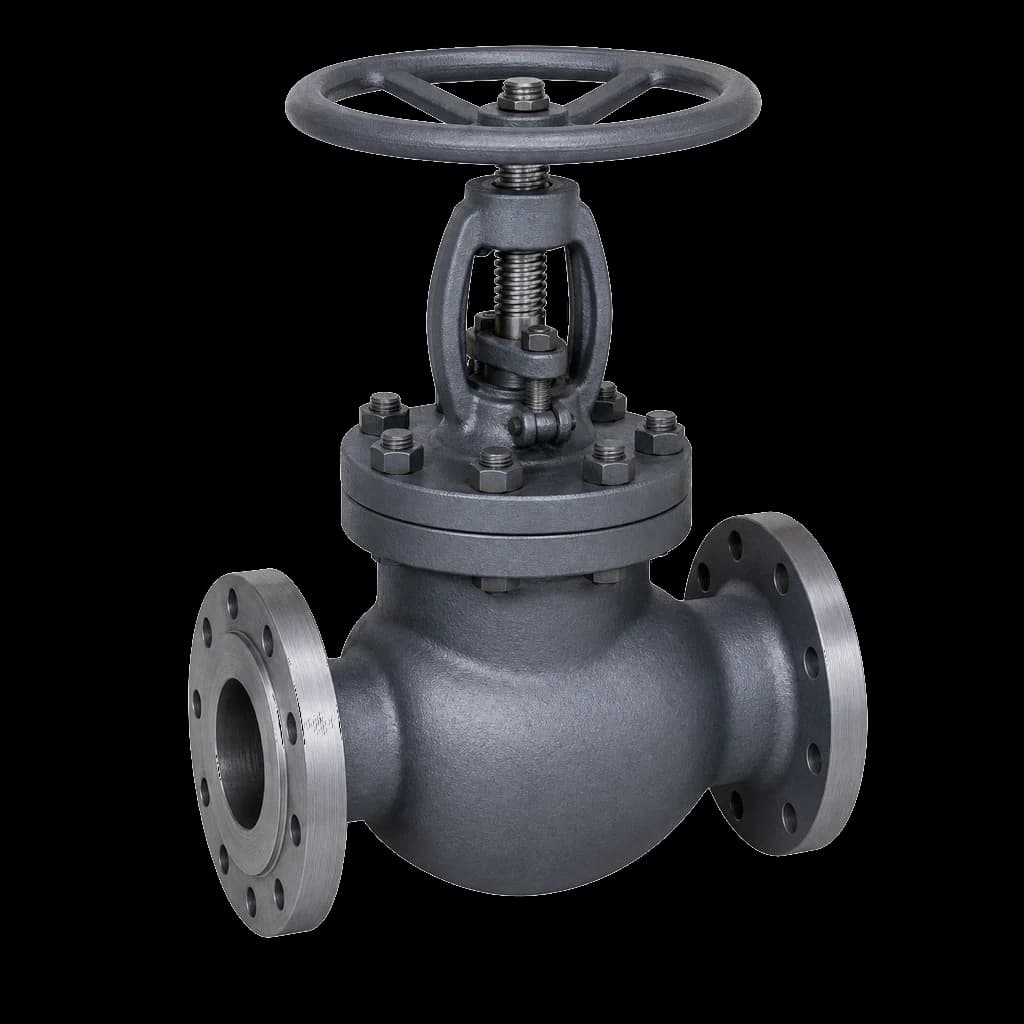 ZED Cast Steel Globe Valves — representative image